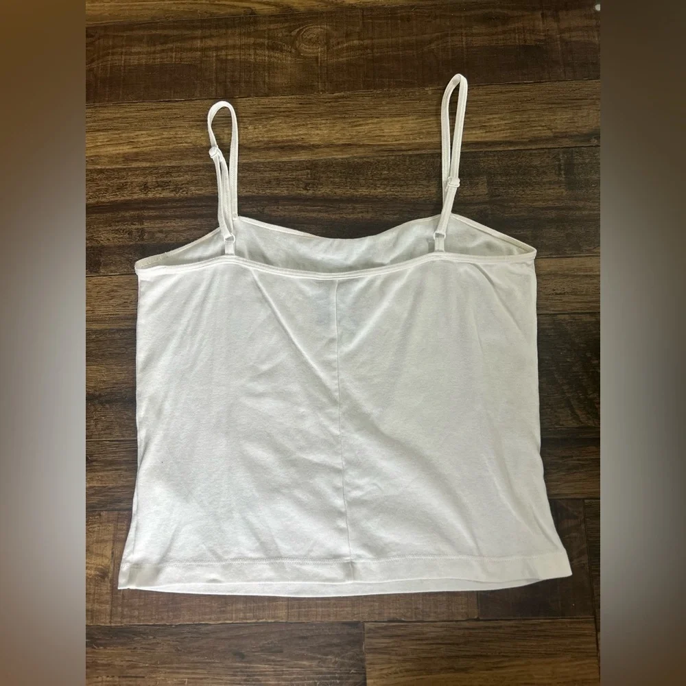 Nike Women's White Camisole/Tank Top Size Large